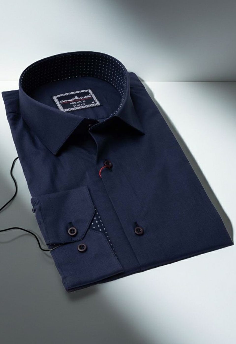 Slim Fit Uzun Kol Düz Renk Erkek Gömlek 3GMK310963010