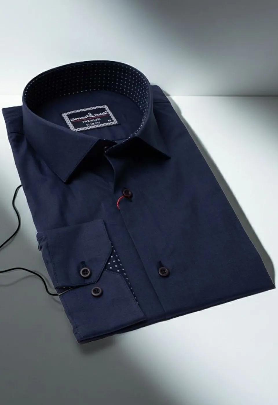 Slim Fit Uzun Kol Düz Renk Erkek Gömlek 3GMK310963010