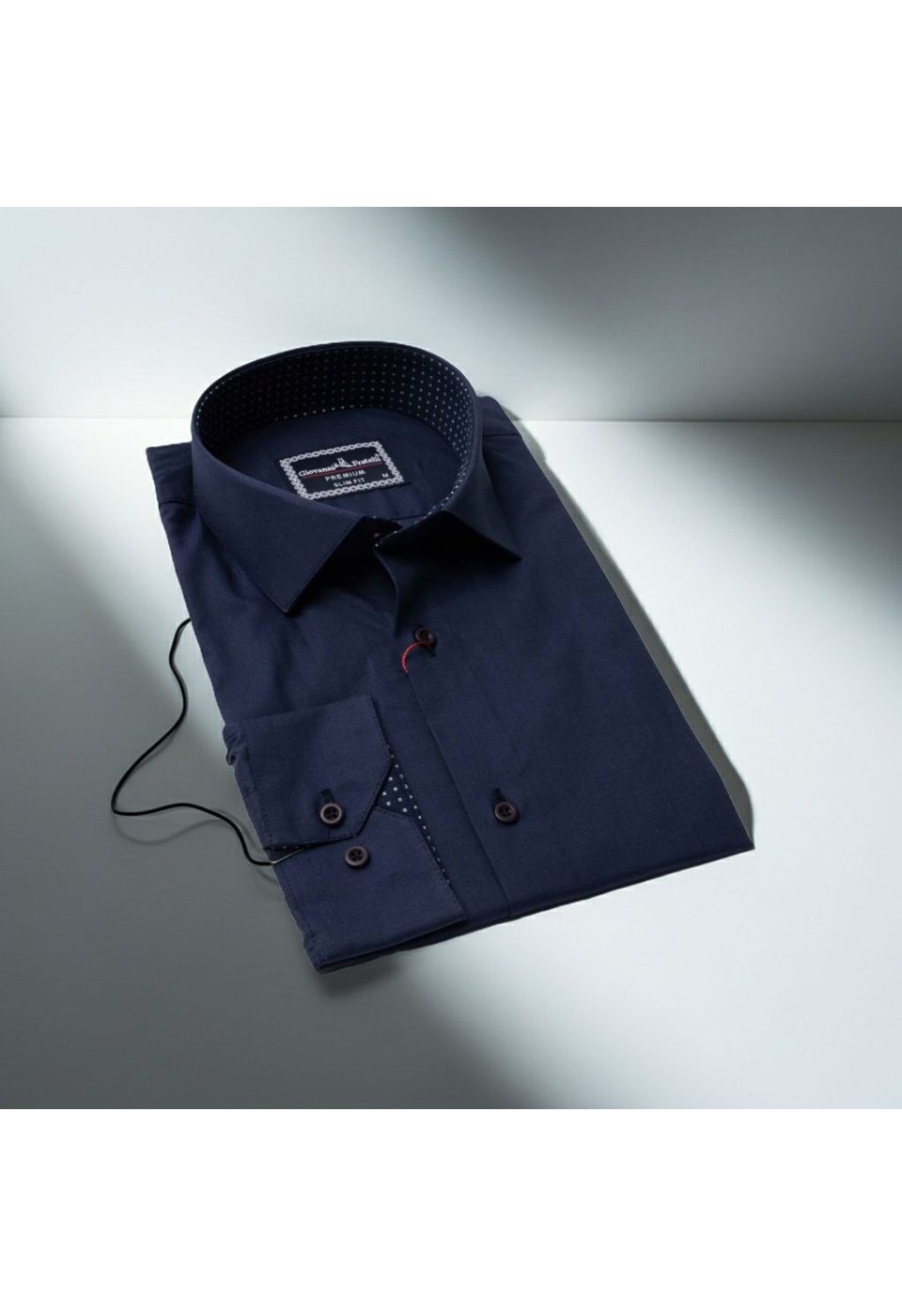 Slim Fit Uzun Kol Düz Renk Erkek Gömlek 3GMK310963010 - Giovanni Fratelli