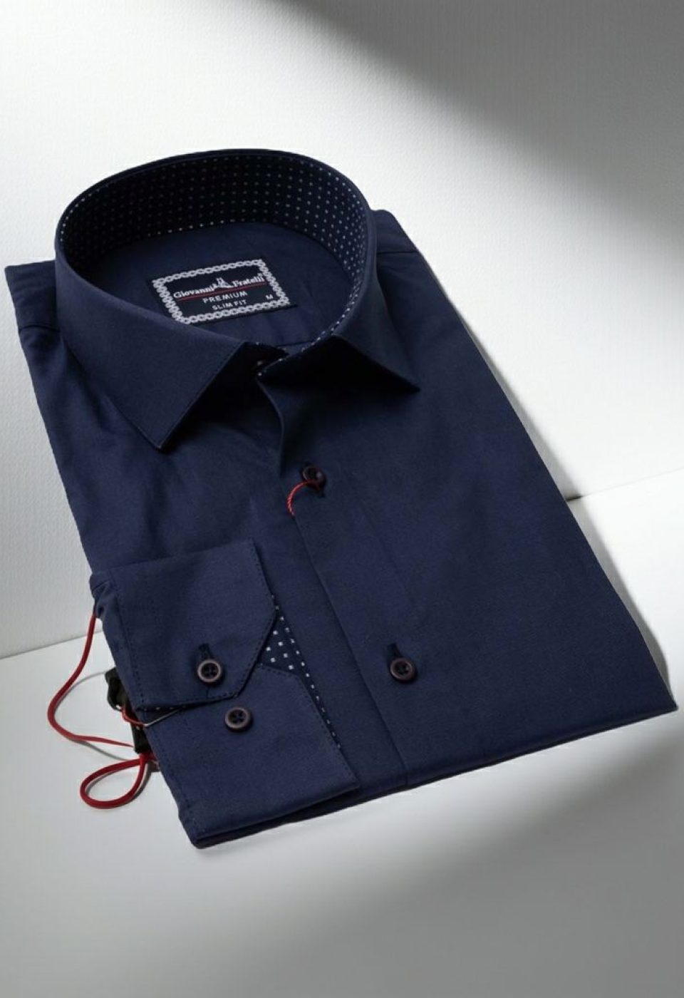 Slim Fit Uzun Kol Düz Renk Erkek Gömlek 3GMK310963010