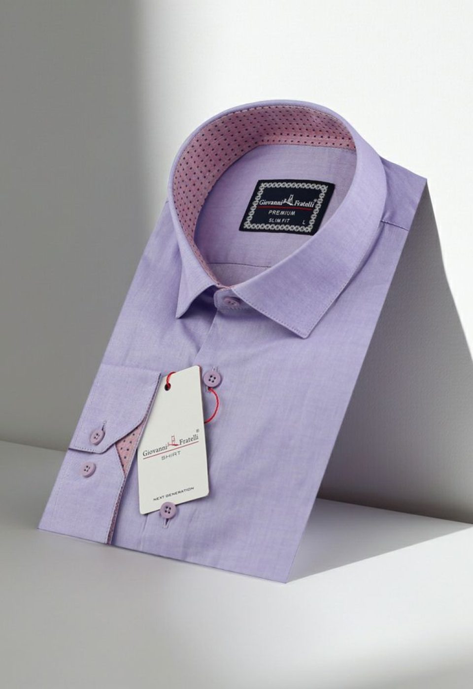 Slim Fit Uzun Kol Düz Renk Erkek Gömlek 3GMK310963012