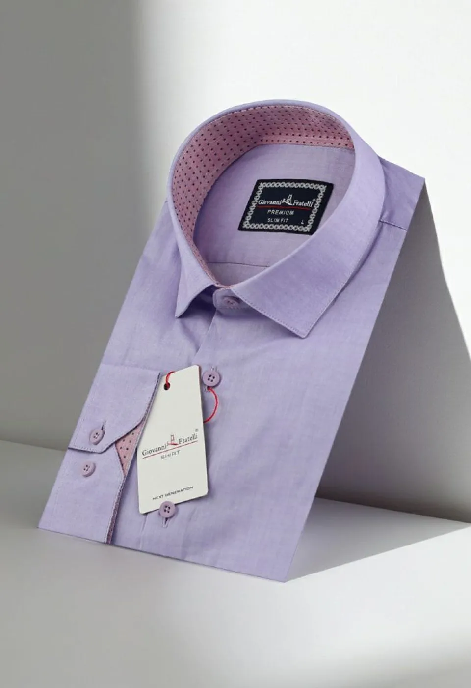 Slim Fit Uzun Kol Düz Renk Erkek Gömlek 3GMK310963012