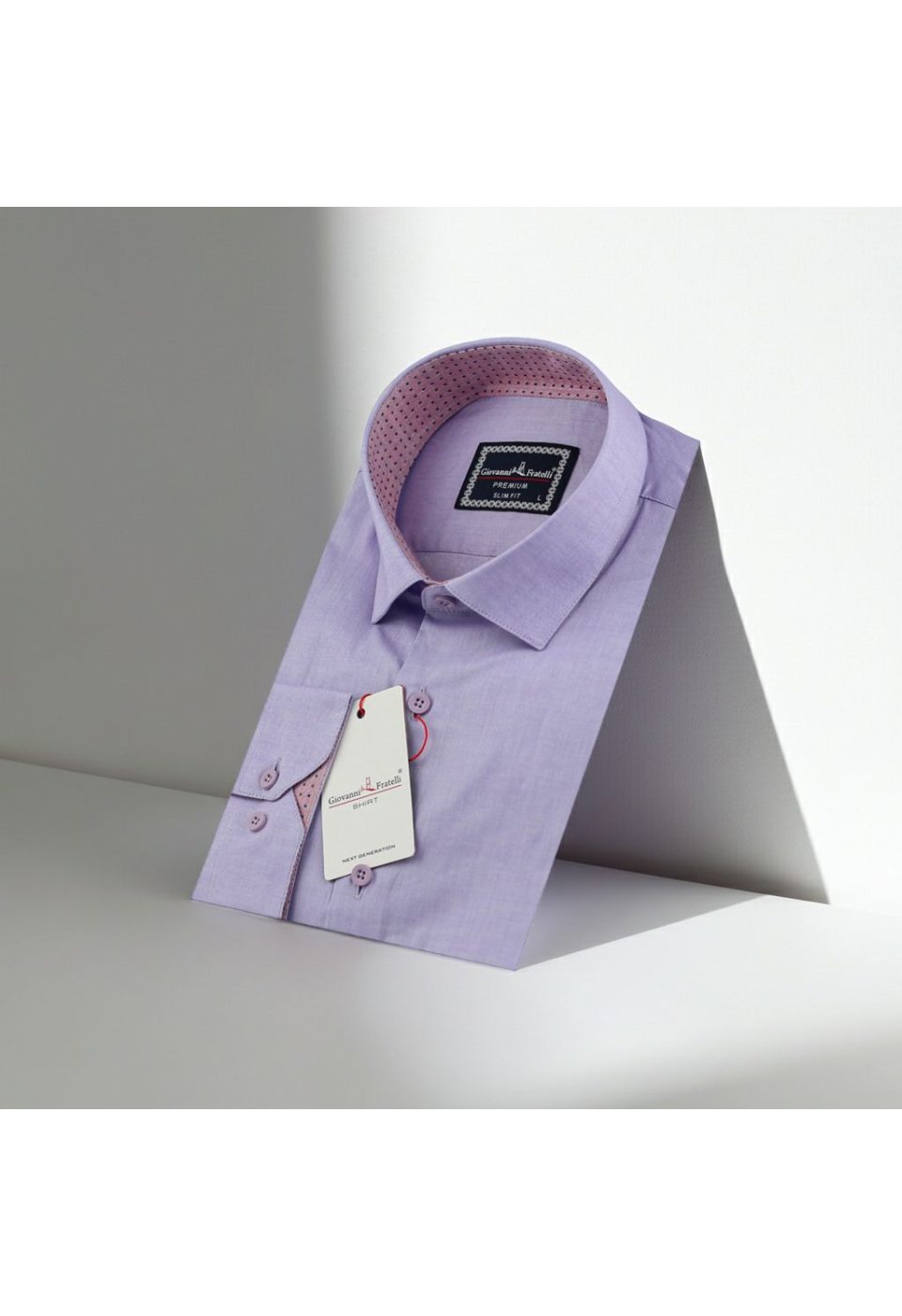 0963 CR 012 Slim Fit Uzun Kol Düz Renk Erkek Gömlek 3GMK310963012 - Giovanni Fratelli