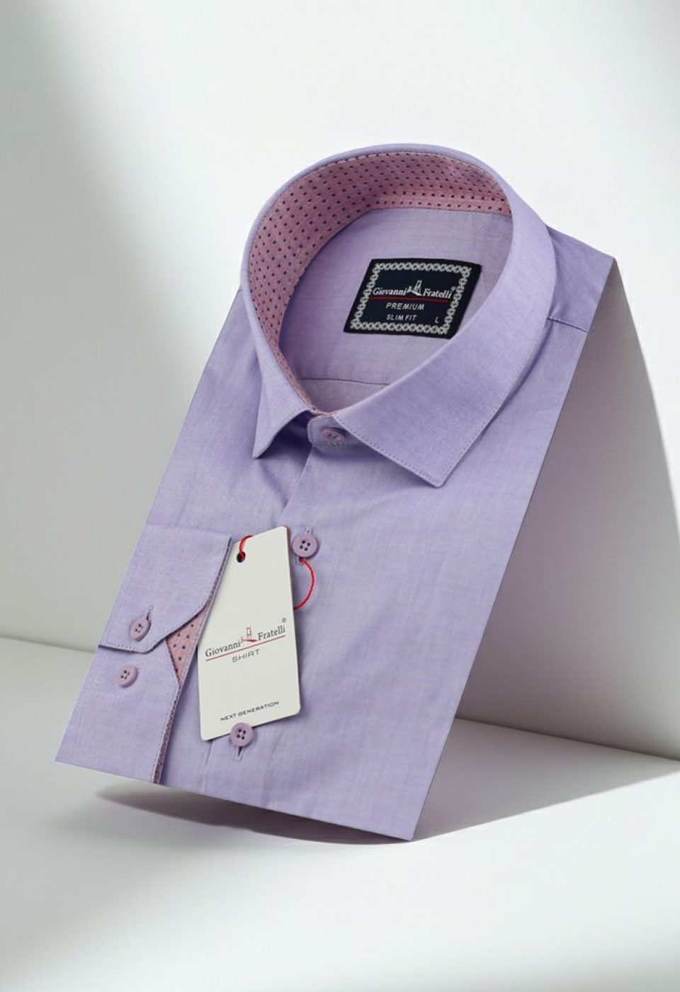 Slim Fit Uzun Kol Düz Renk Erkek Gömlek 3GMK310963012