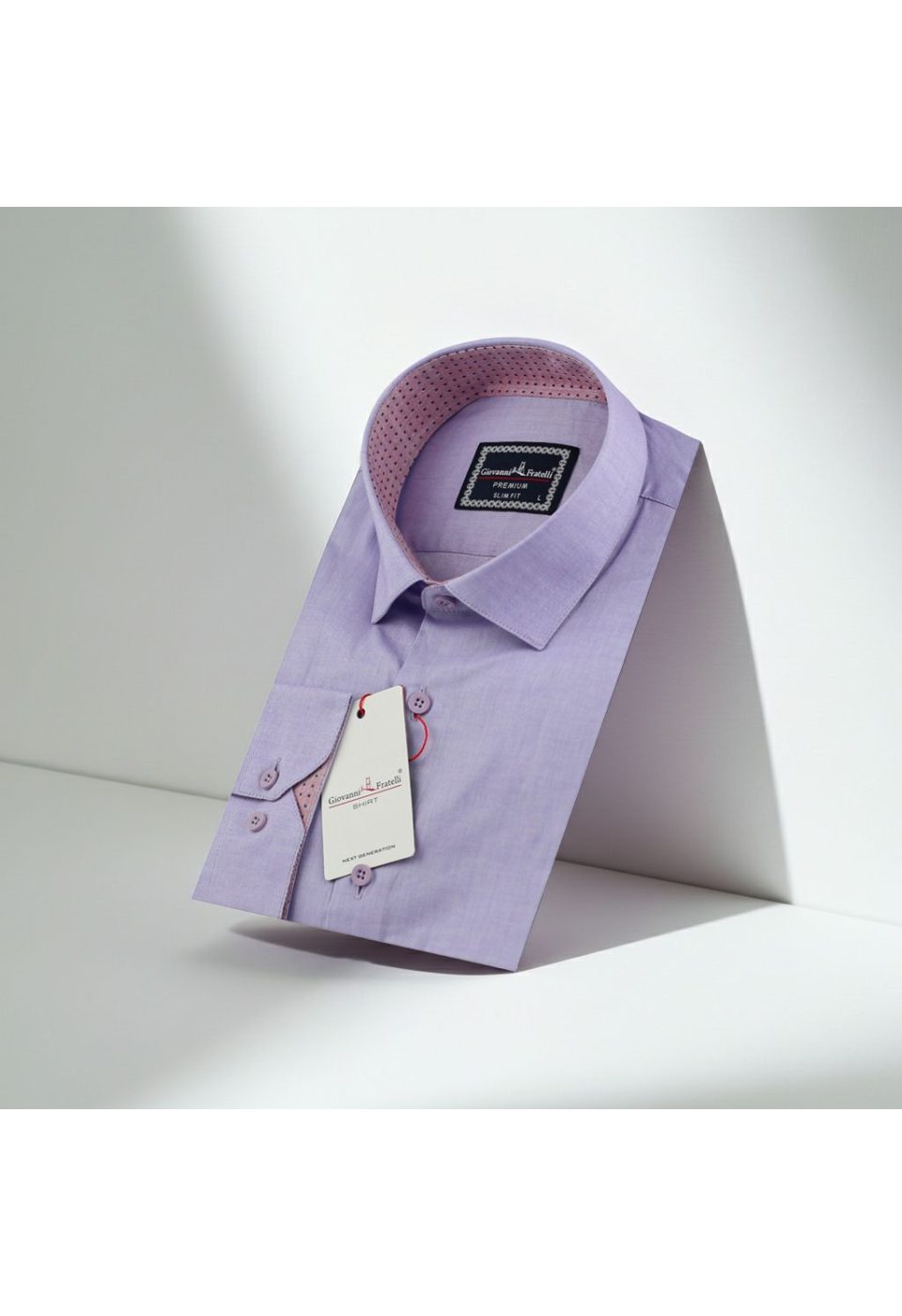 0963 CR 012 Slim Fit Uzun Kol Düz Renk Erkek Gömlek 3GMK310963012 - Giovanni Fratelli