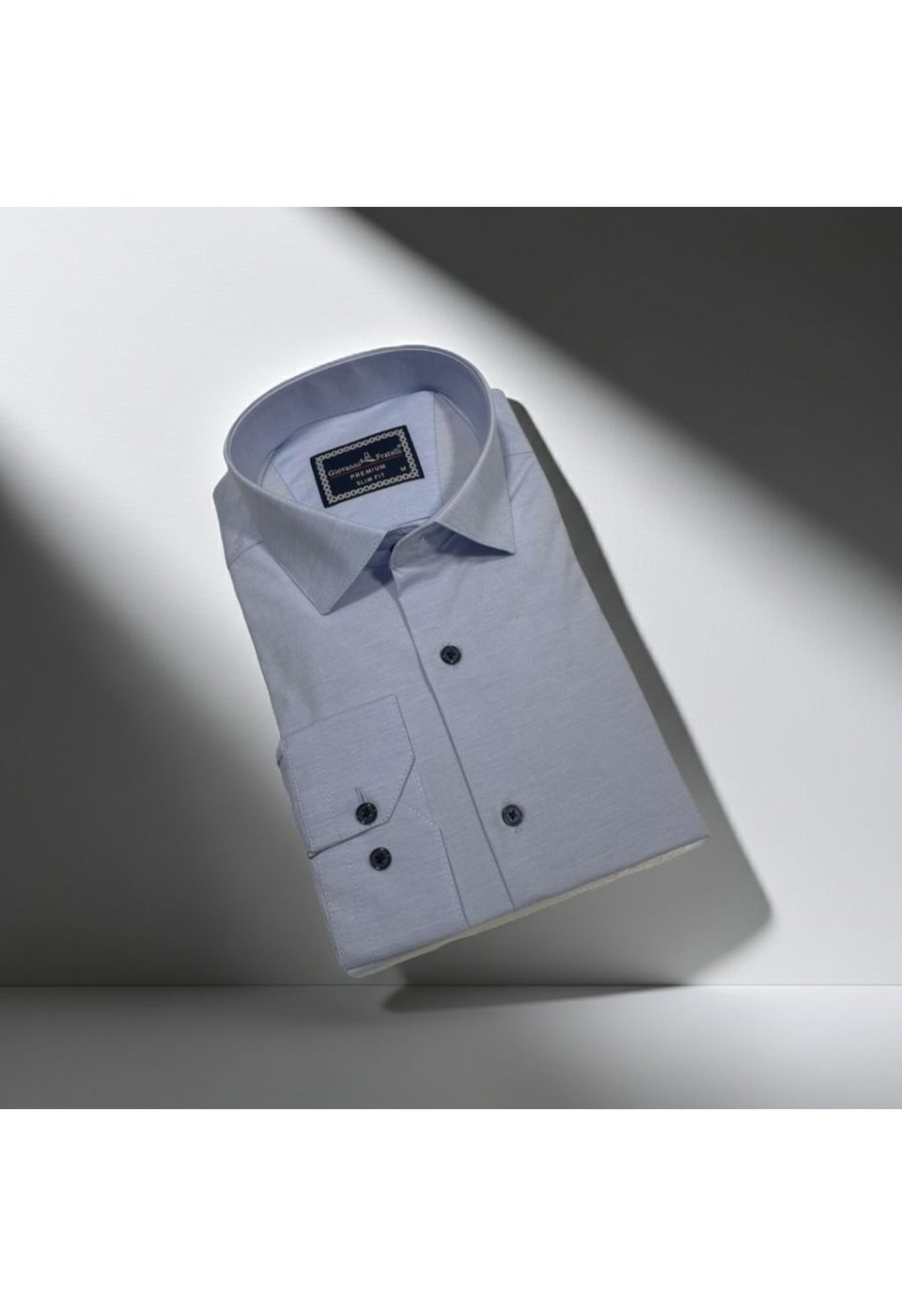 Slim Fit Uzun Kol Desenli Erkek Gömlek 3GMK311009002 - Giovanni Fratelli