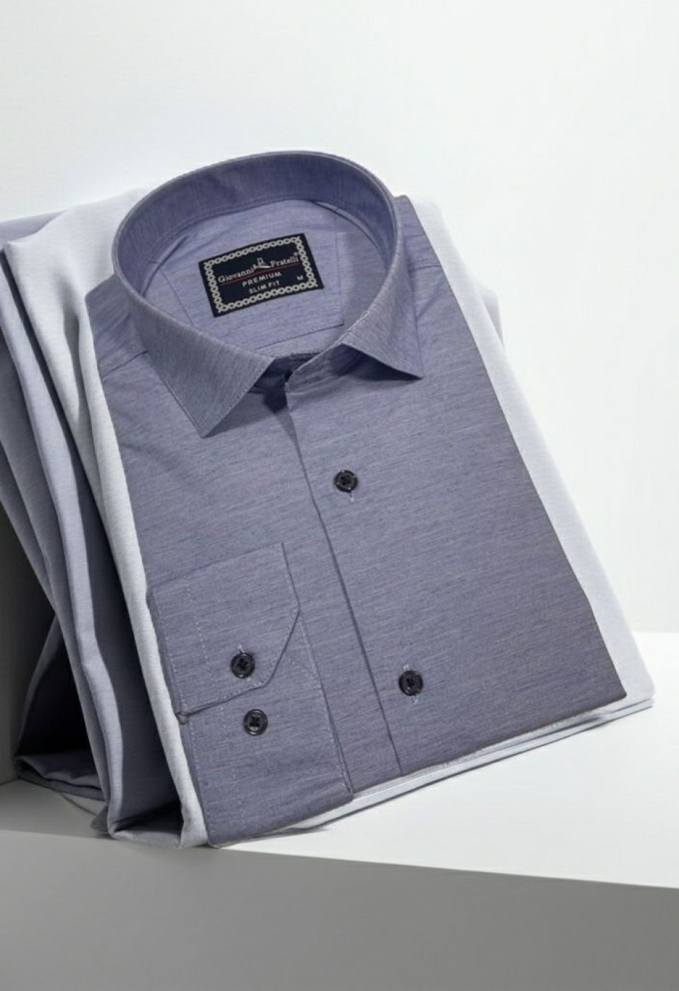 Slim Fit Uzun Kol Desenli Erkek Gömlek 3GMK311009003