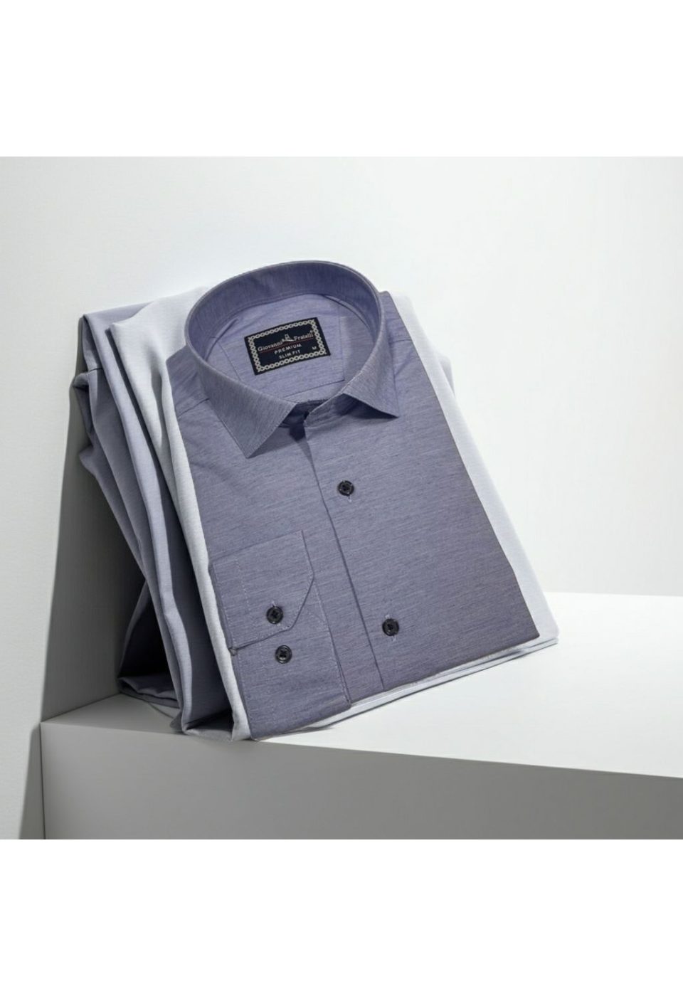 Slim Fit Uzun Kol Desenli Erkek Gömlek 3GMK311009003 - Giovanni Fratelli