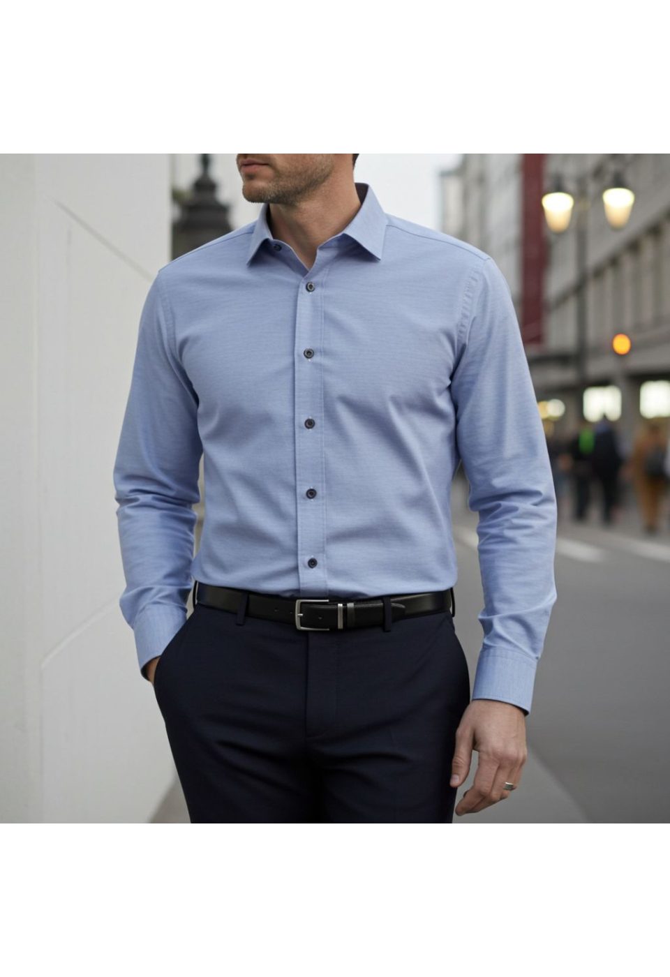 Slim Fit Uzun Kol Desenli Erkek Gömlek 3GMK311009003 - Giovanni Fratelli