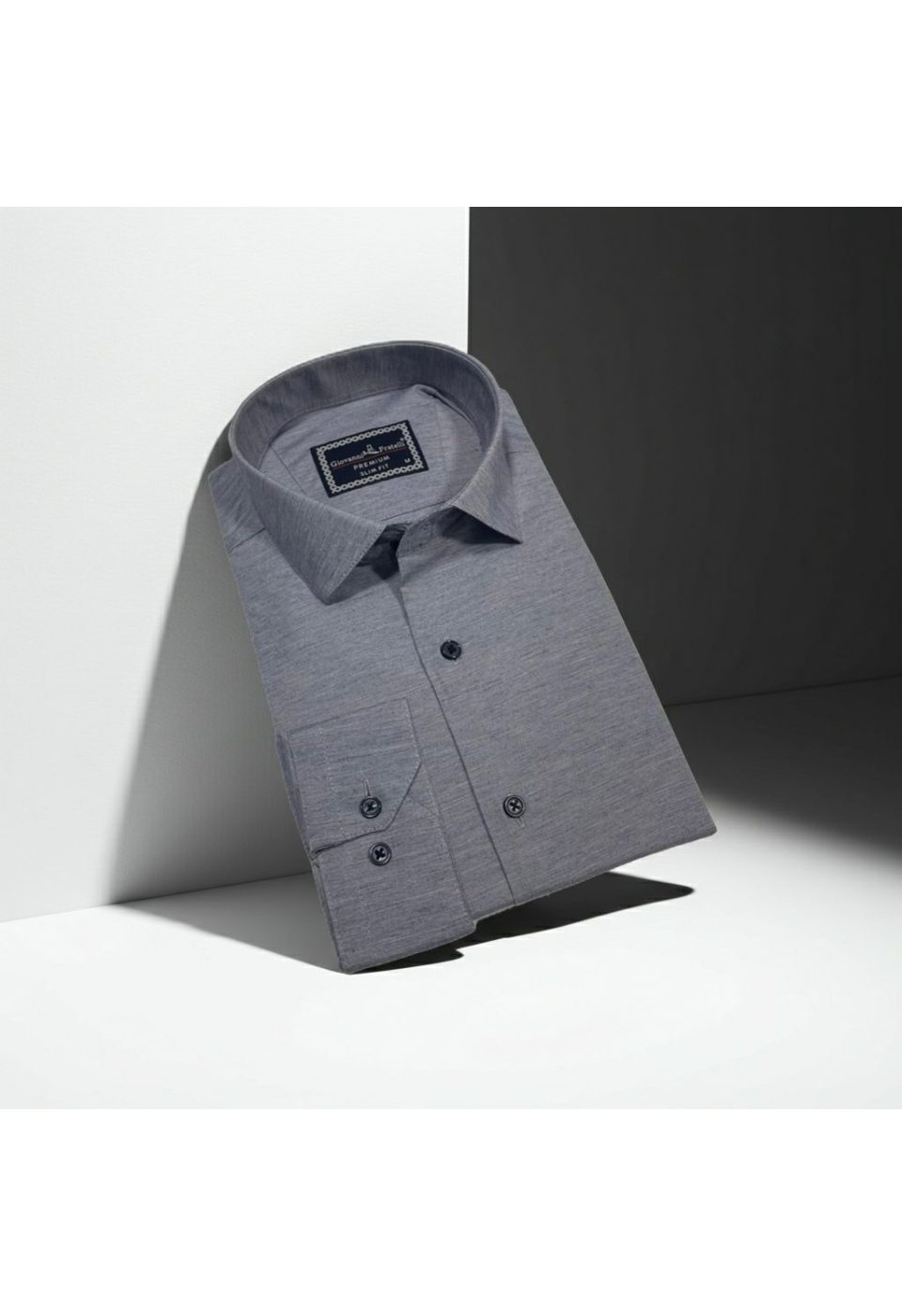 1009 CR 004 Slim Fit Uzun Kol Desenli Erkek Gömlek 3GMK311009004 - Giovanni Fratelli