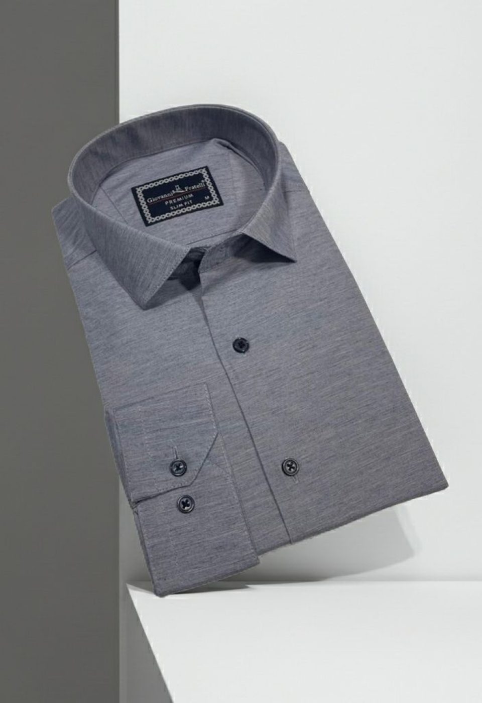 1009 CR 004 Slim Fit Uzun Kol Desenli Erkek Gömlek 3GMK311009004 - Giovanni Fratelli