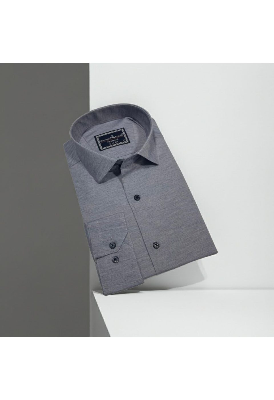 1009 CR 004 Slim Fit Uzun Kol Desenli Erkek Gömlek 3GMK311009004 - Giovanni Fratelli