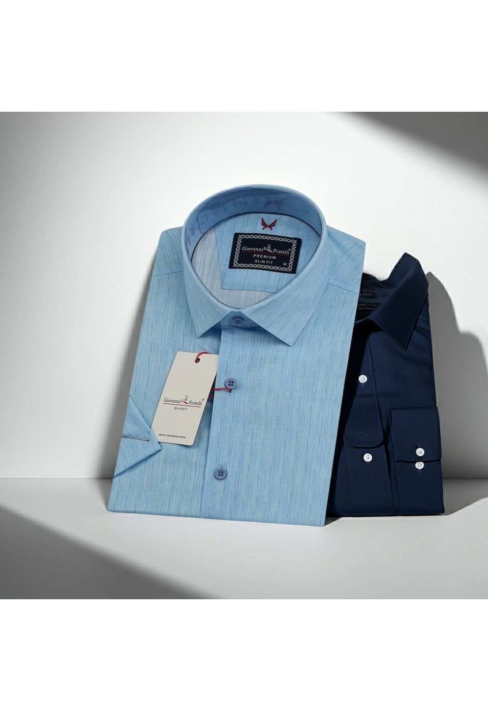 1010 CR K 007 Slim Fit Kısa Kol Desenli Erkek Gömlek 3GMK321010007 - Giovanni Fratelli