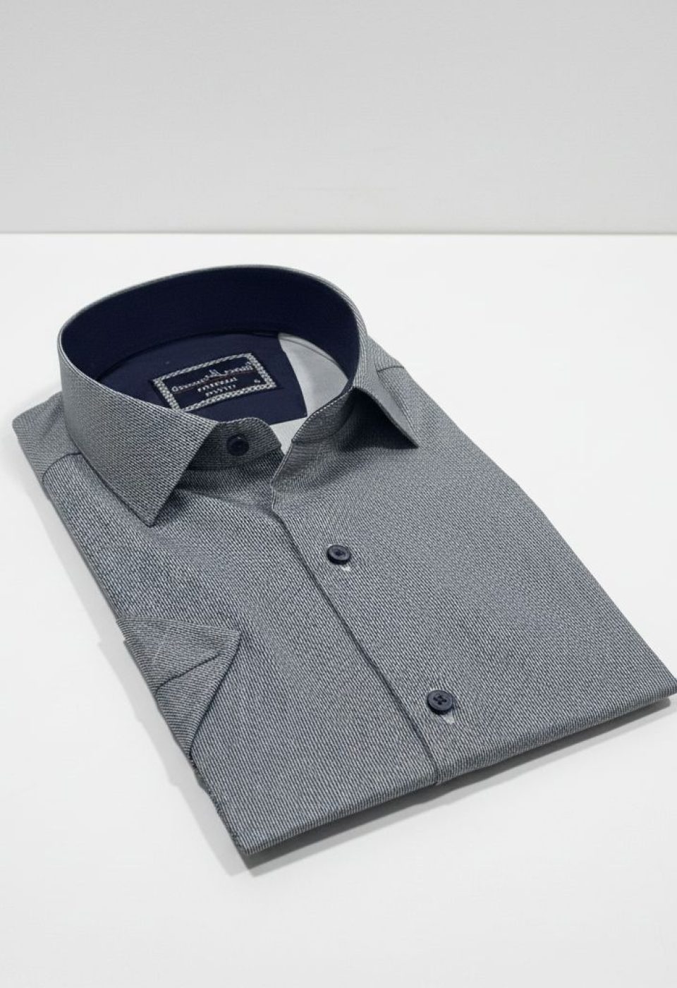 Slim Fit Kısa Kol Dijital Baskılı Desenli Erkek Gömlek 3GMK321011001