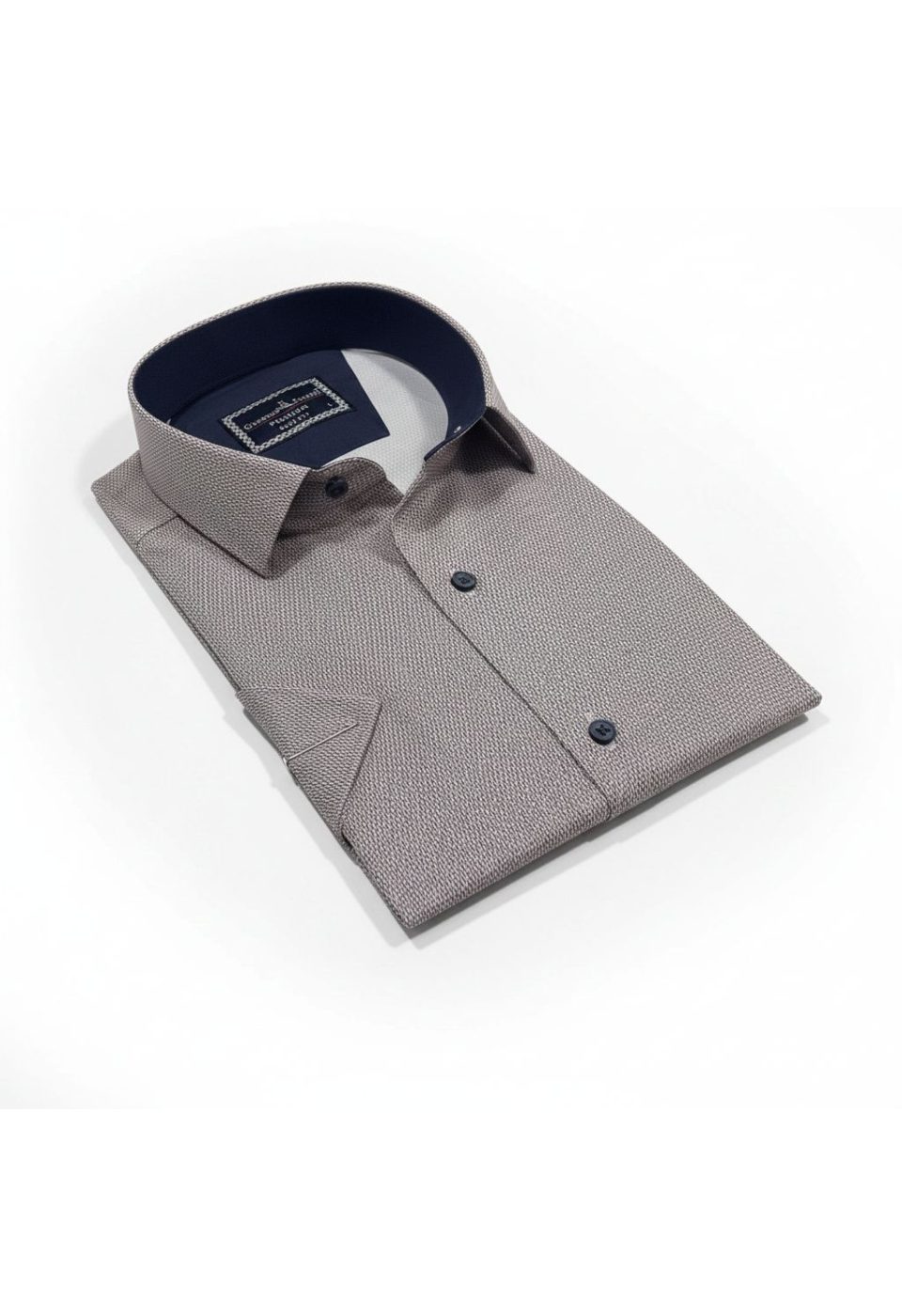 1011 CR K DIGITAL 002 Slim Fit Kısa Kol Dijital Baskılı Desenli Erkek Gömlek 3GMK321011002 - Giovanni Fratelli