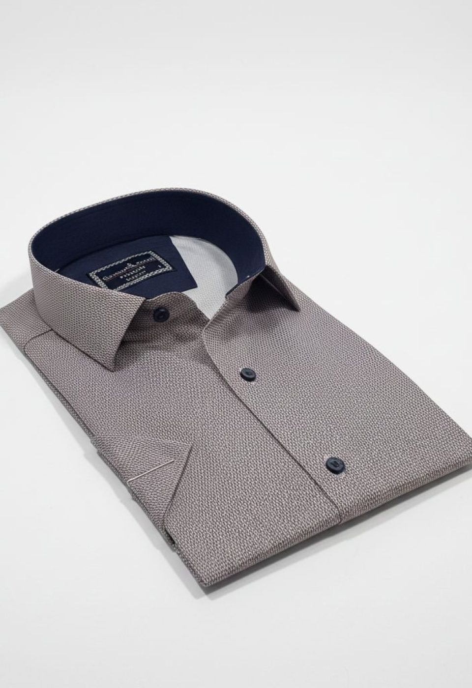 1011 CR K DIGITAL 002 Slim Fit Kısa Kol Dijital Baskılı Desenli Erkek Gömlek 3GMK321011002 - Giovanni Fratelli