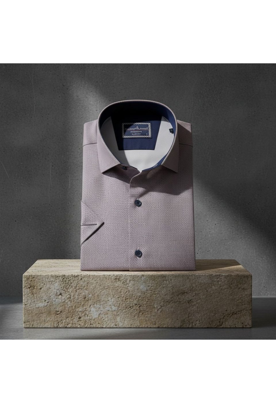 1011 CR K DIGITAL 002 Slim Fit Kısa Kol Dijital Baskılı Desenli Erkek Gömlek 3GMK321011002 - Giovanni Fratelli
