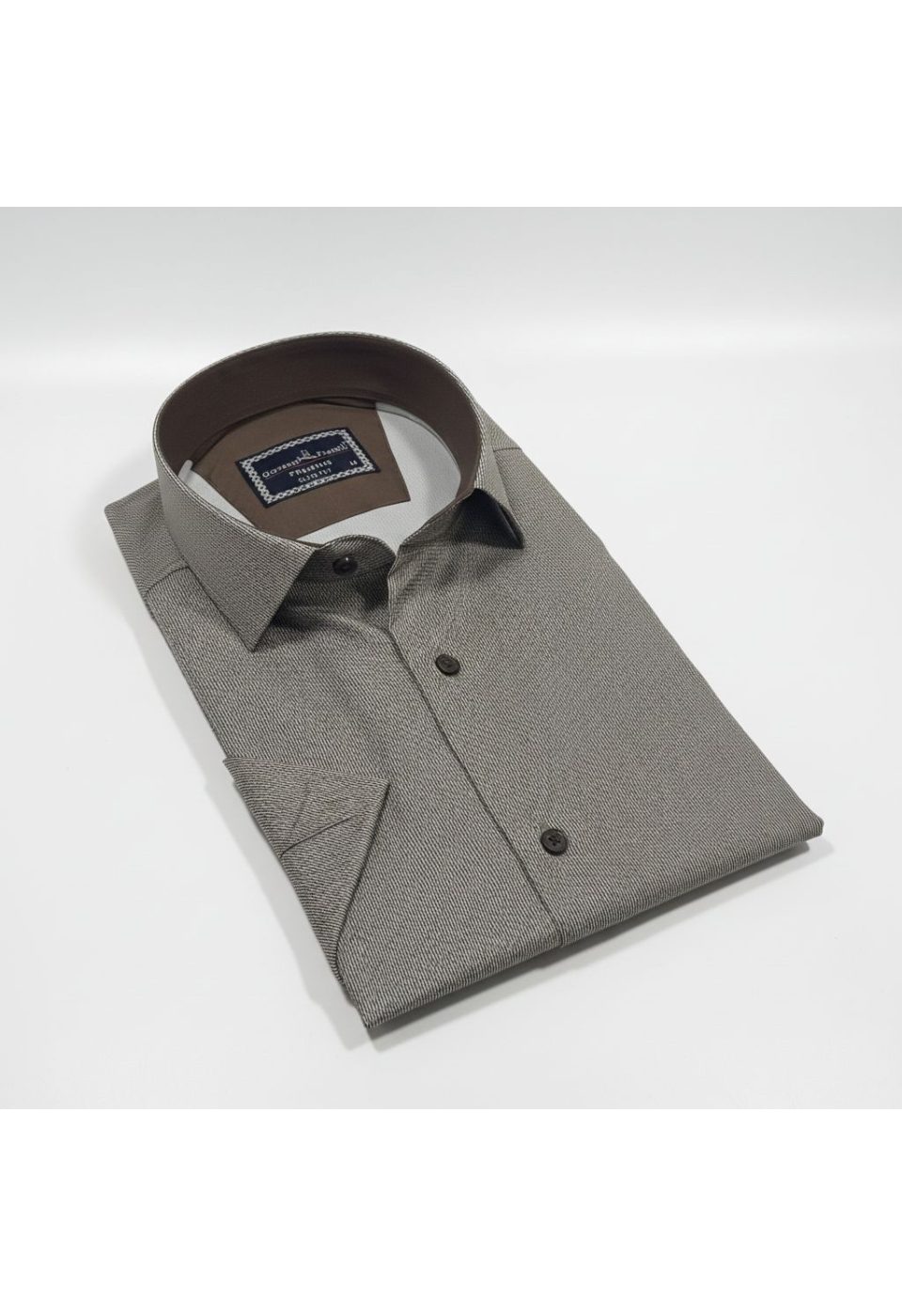 Slim Fit Kısa Kol Dijital Baskılı Desenli Erkek Gömlek 3GMK321011004 - Giovanni Fratelli