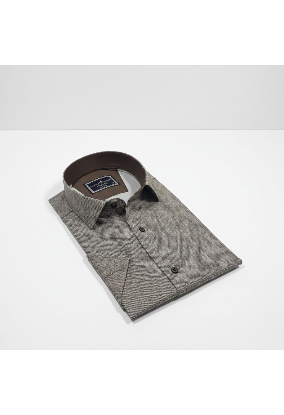 Slim Fit Kısa Kol Dijital Baskılı Desenli Erkek Gömlek 3GMK321011004 - Giovanni Fratelli