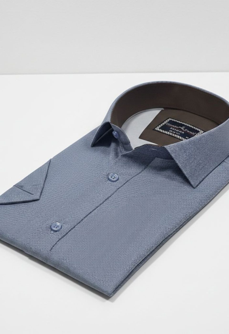 Slim Fit Kısa Kol Dijital Baskılı Desenli Erkek Gömlek 3GMK321011007