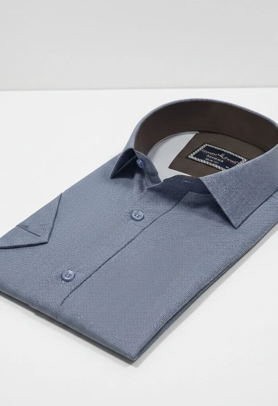 Slim Fit Kısa Kol Dijital Baskılı Desenli Erkek Gömlek 3GMK321011007