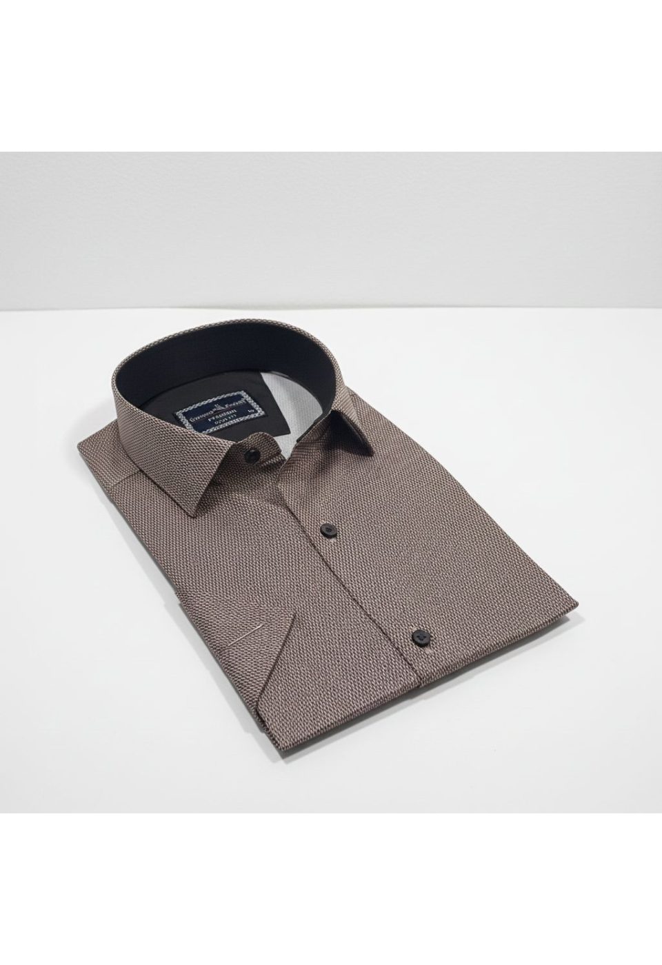 1011 CR K DIGITAL 008 Slim Fit Kısa Kol Dijital Baskılı Desenli Erkek Gömlek 3GMK321011008 - Giovanni Fratelli