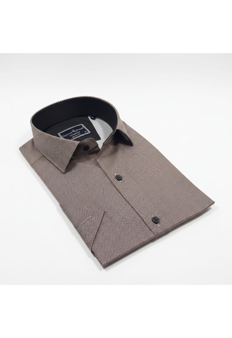 1011 CR K DIGITAL 008 Slim Fit Kısa Kol Dijital Baskılı Desenli Erkek Gömlek 3GMK321011008 - Giovanni Fratelli