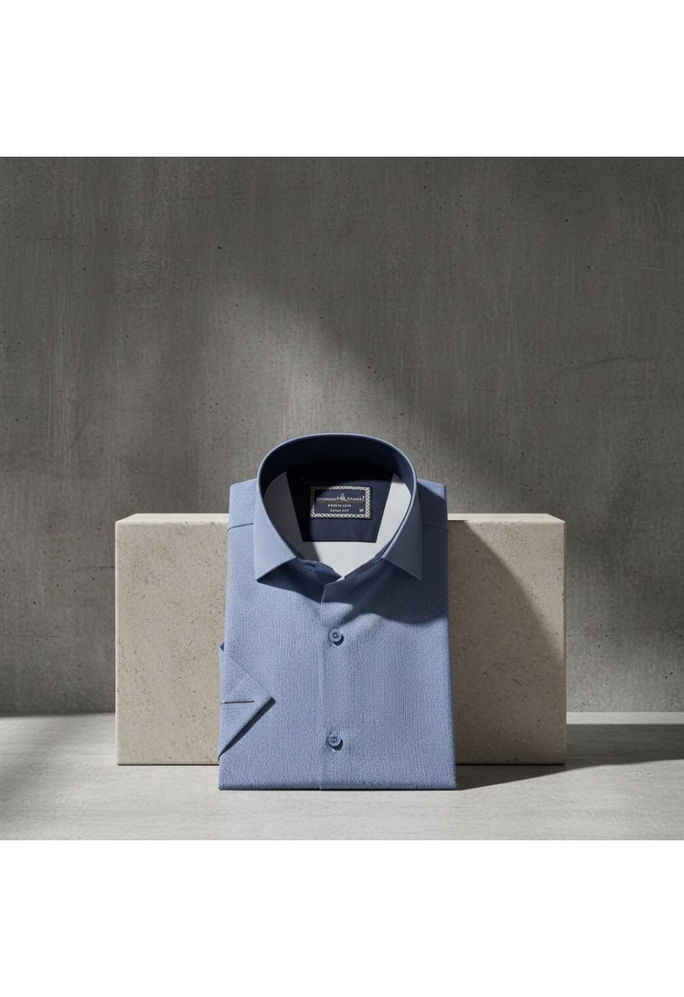 Slim Fit Kısa Kol Dijital Baskılı Desenli Erkek Gömlek 3GMK321011009 - Giovanni Fratelli