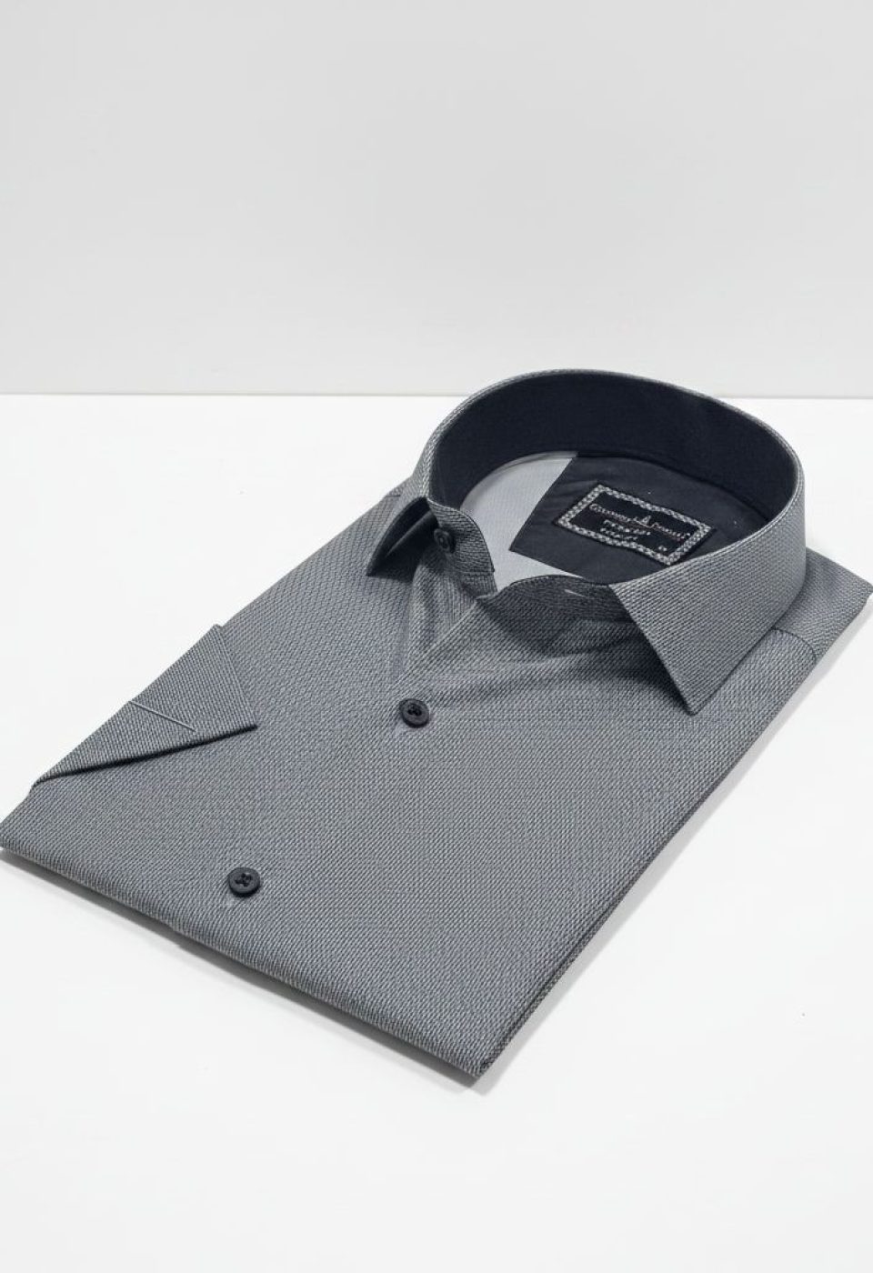 Slim Fit Kısa Kol Dijital Baskılı Desenli Erkek Gömlek 3GMK321011010 - Giovanni Fratelli