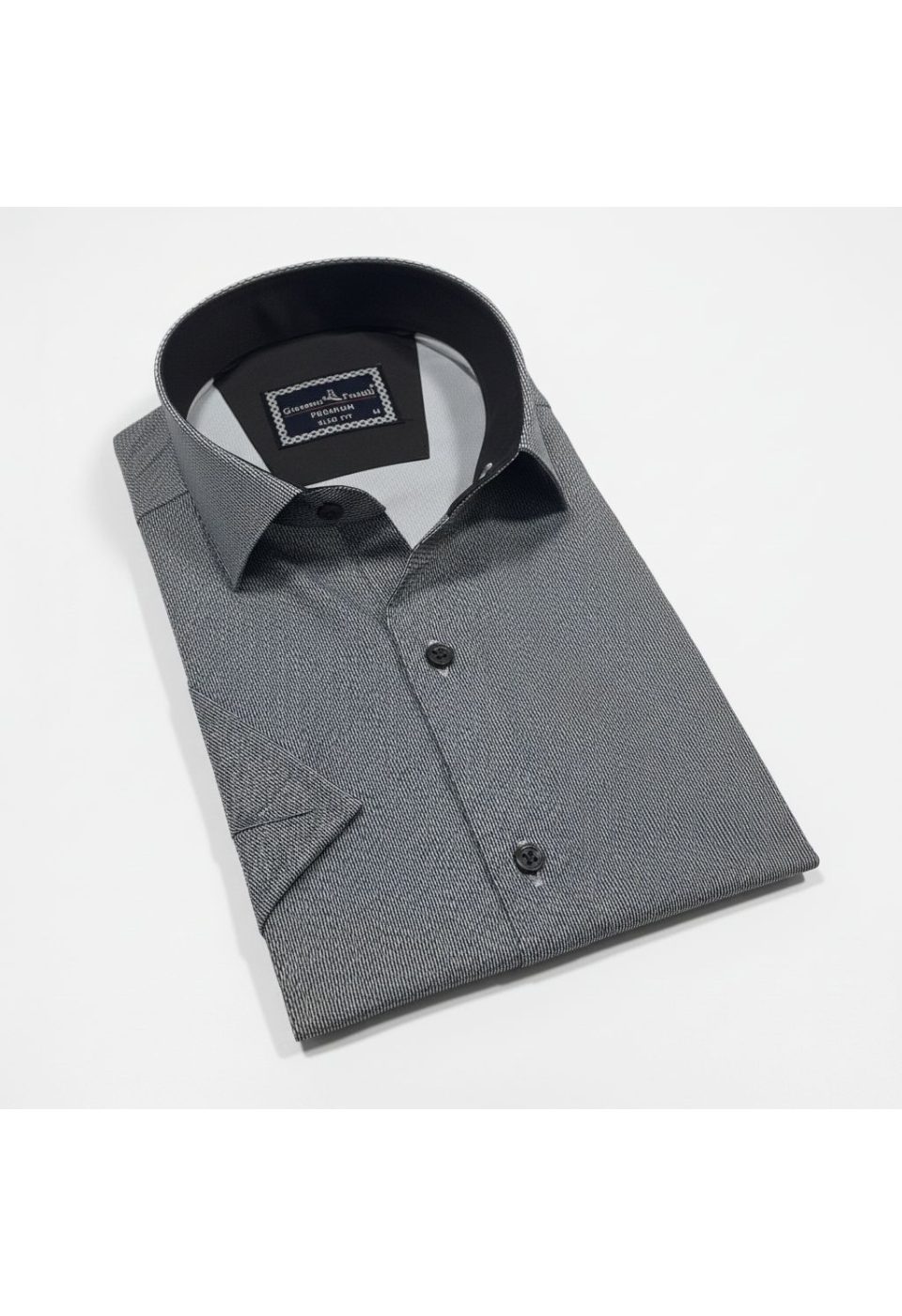 Slim Fit Kısa Kol Dijital Baskılı Desenli Erkek Gömlek 3GMK321011012 - Giovanni Fratelli