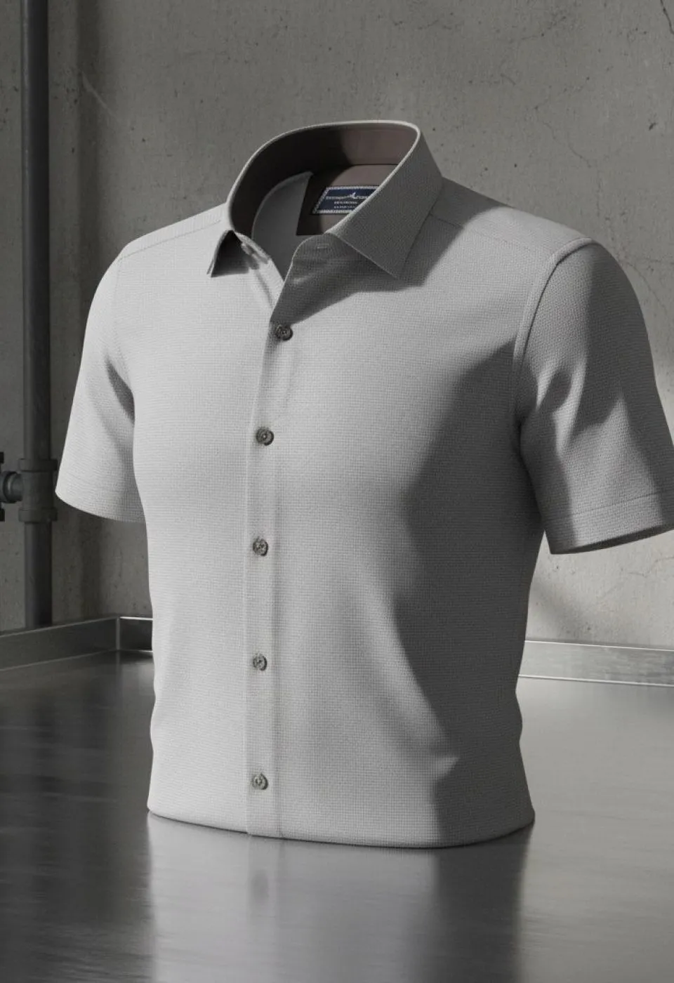 Slim Fit Kısa Kol Dijital Baskılı Desenli Erkek Gömlek 3GMK321011013 Slim Fit Kısa Kol Dijital Baskılı Desenli Erkek Gömlek 3GMK321011013