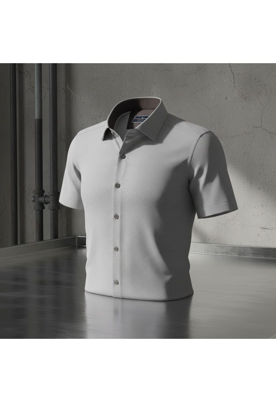 1011 CR K DIGITAL 013 Slim Fit Kısa Kol Dijital Baskılı Desenli Erkek Gömlek 3GMK321011013 - Giovanni Fratelli