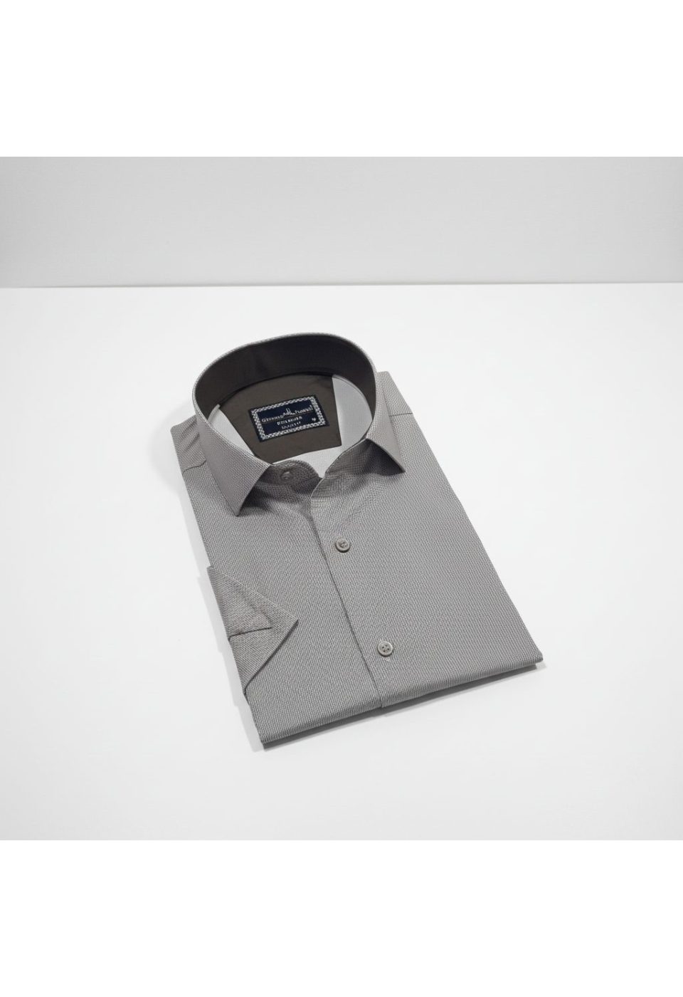 1011 CR K DIGITAL 013 Slim Fit Kısa Kol Dijital Baskılı Desenli Erkek Gömlek 3GMK321011013 - Giovanni Fratelli
