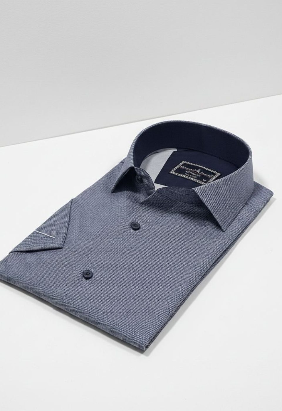 Slim Fit Kısa Kol Dijital Baskılı Desenli Erkek Gömlek 3GMK321011014