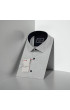 Slim Fit Kısa Kol Desenli Erkek Gömlek 3GMK311024001