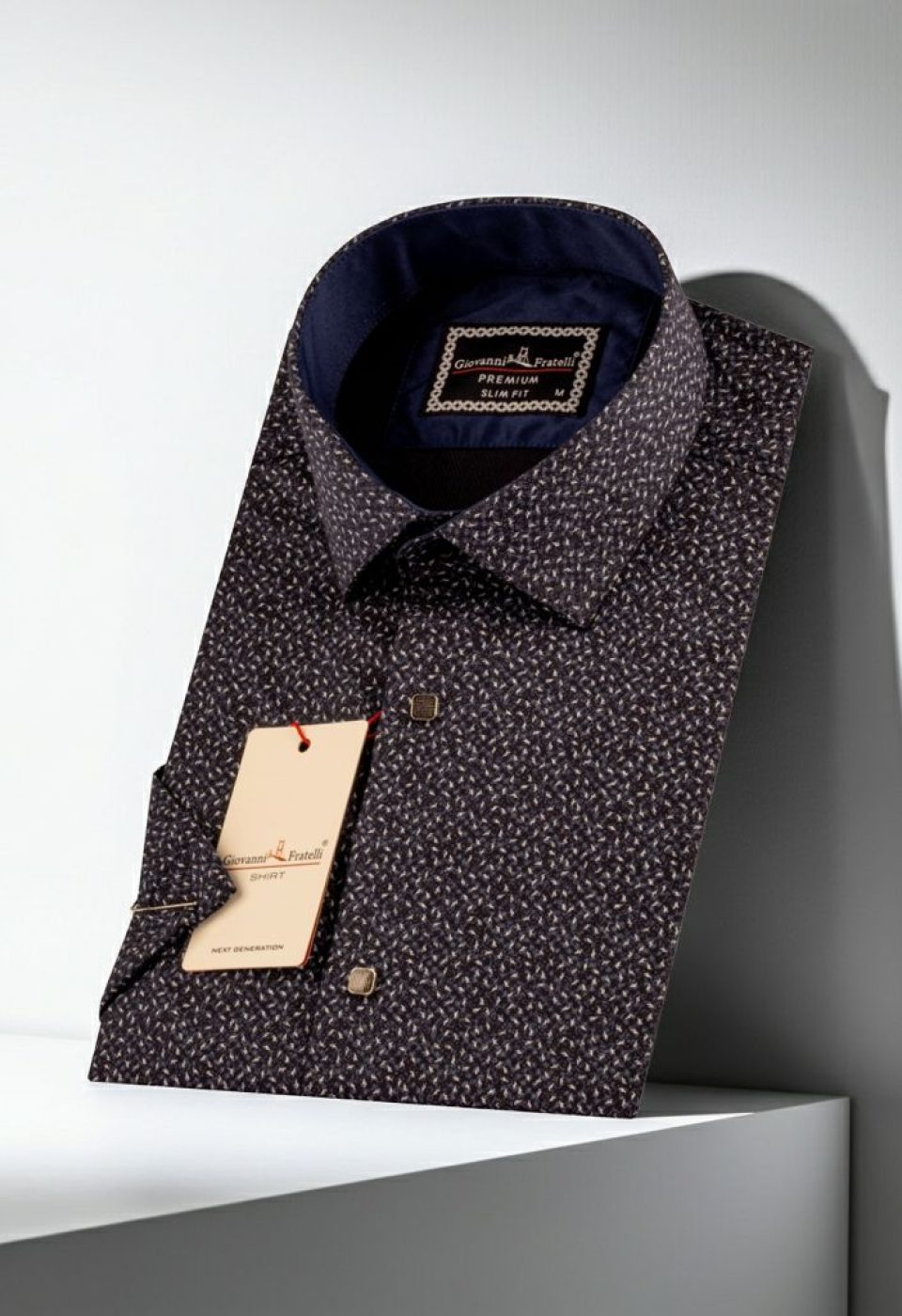 Slim Fit Kısa Kol Dijital Baskılı Desenli Erkek Gömlek 3GMK311050003 Slim Fit Kısa Kol Dijital Baskılı Desenli Erkek Gömlek 3GMK311050003