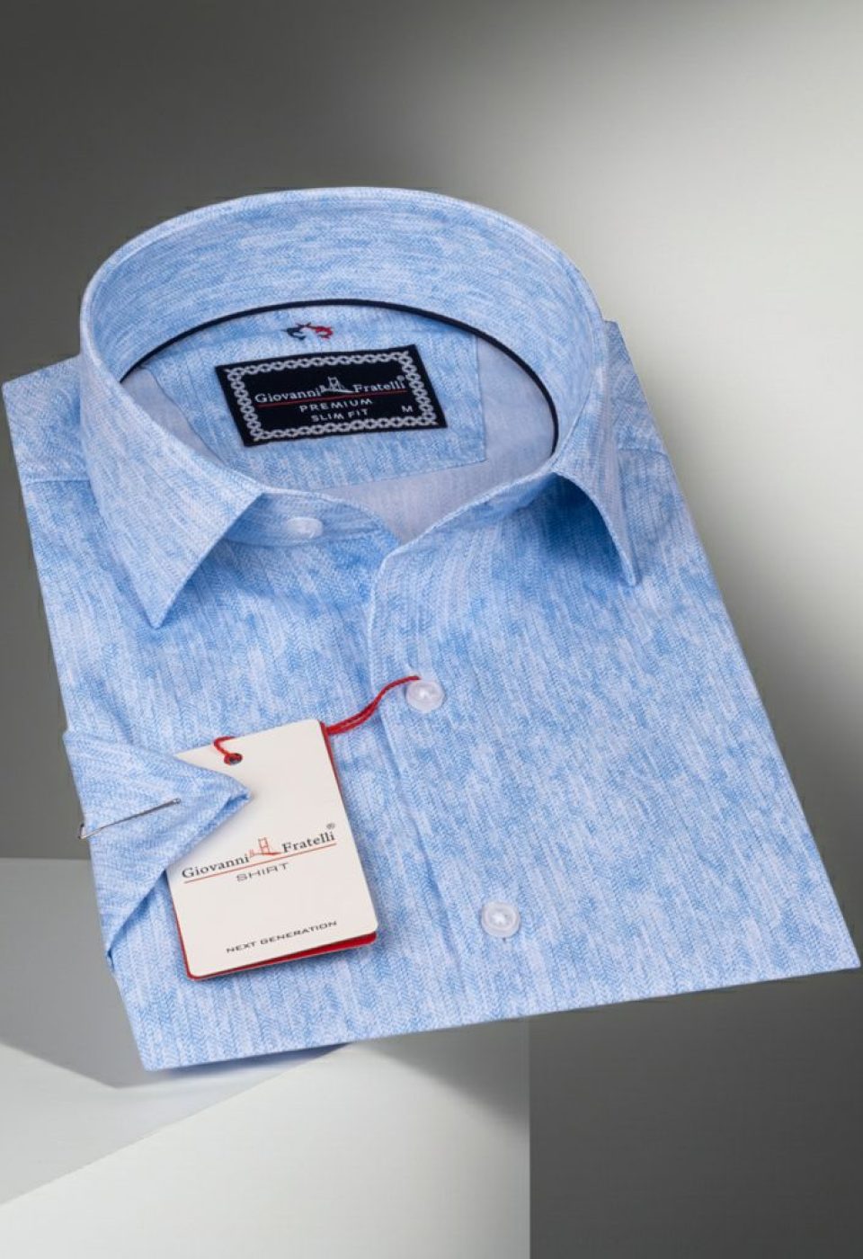 Slim Fit Kısa Kol Desenli Erkek Gömlek 3GMK311059003 Slim Fit Kısa Kol Desenli Erkek Gömlek 3GMK311059003