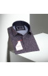 Slim Fit Kısa Kol Dijital Baskılı Desenli Erkek Gömlek 3GMK311062003