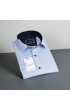 Slim Fit Kısa Kol Desenli Erkek Gömlek 3GMK311063002