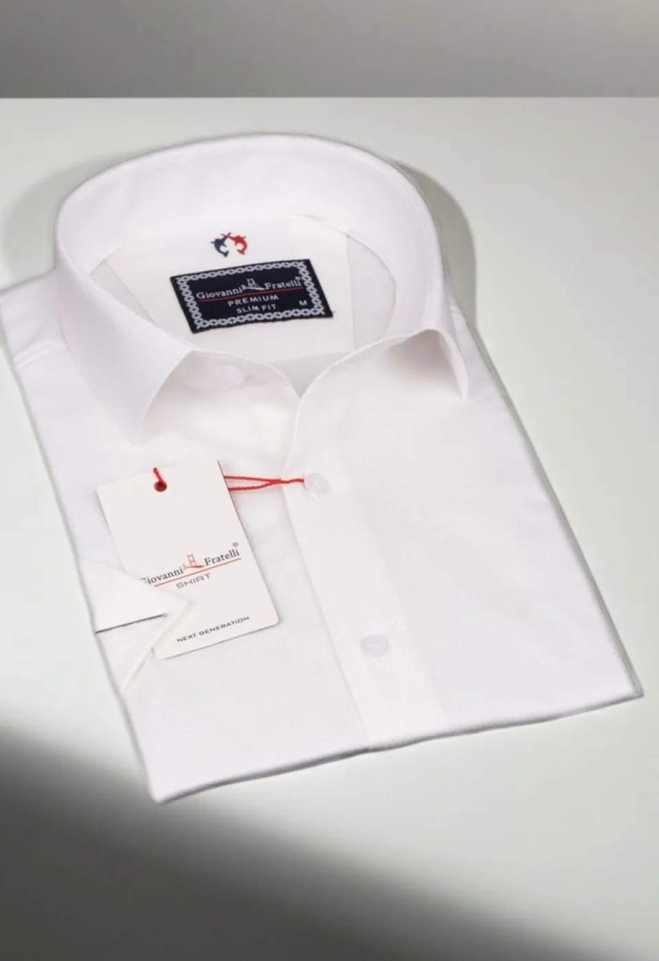 Slim Fit Kısa Kol Armürlü Jakar Erkek Gömlek 3GMK311068002