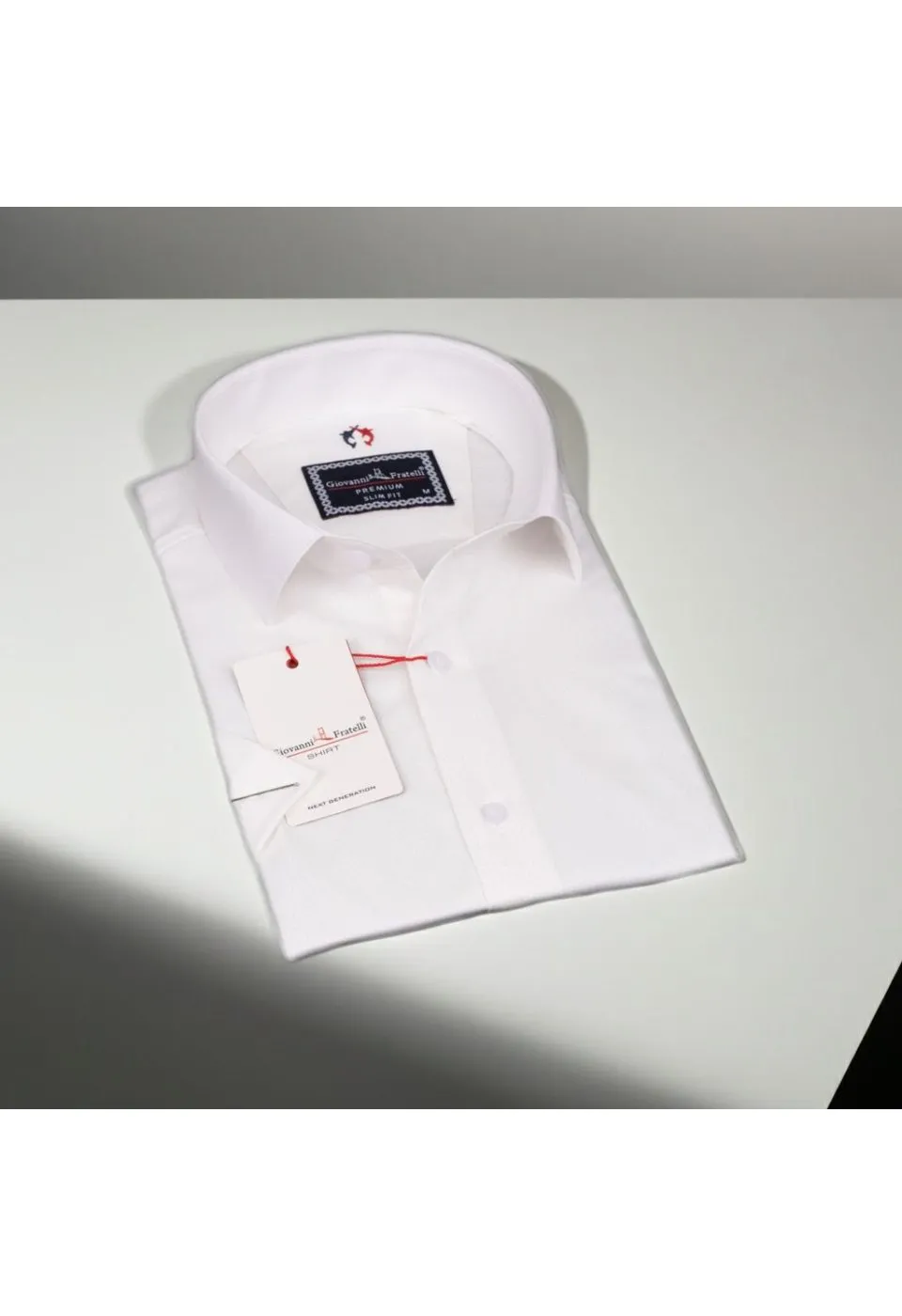 Slim Fit Kısa Kol Armürlü Jakar Erkek Gömlek 3GMK311068002 - Giovanni Fratelli