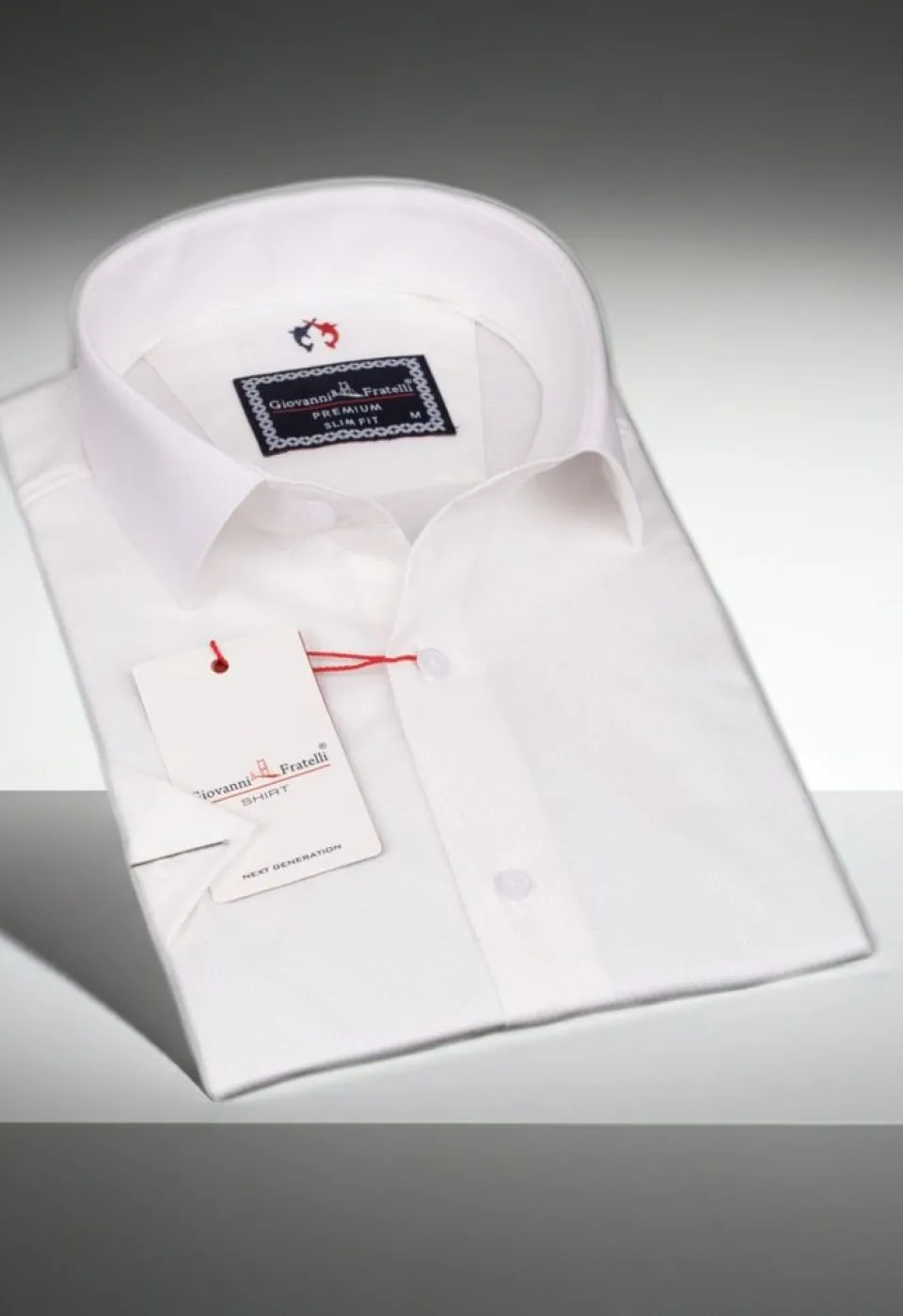 Slim Fit Kısa Kol Armürlü Jakar Erkek Gömlek 3GMK311068002 - Giovanni Fratelli