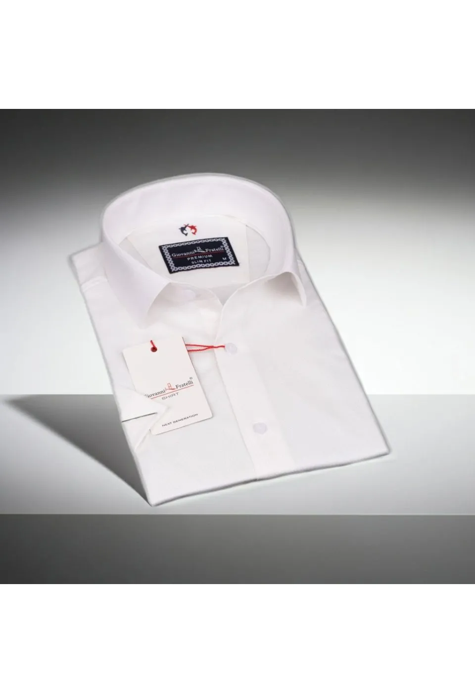 Slim Fit Kısa Kol Armürlü Jakar Erkek Gömlek 3GMK311068002 - Giovanni Fratelli