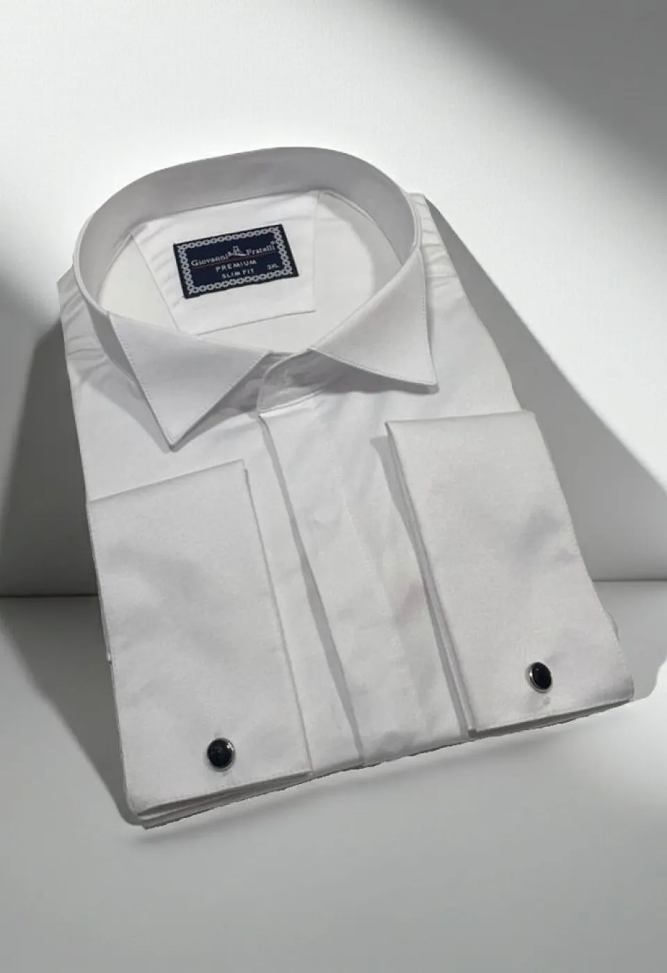 Slim Fit Düz Renk Kol Düğmeli Ata Yaka Erkek Gömlek 3GMK3110703001 - Giovanni Fratelli
