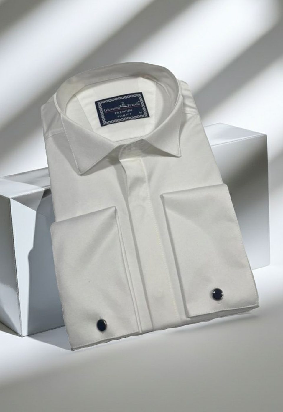 Slim Fit Düz Renk Kol Düğmeli Ata Yaka Erkek Gömlek 3GMK3110703002