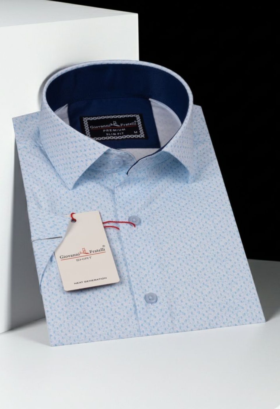 Slim Fit Kısa Kol Dijital Baskılı Desenli Erkek Gömlek 3GMK311073003