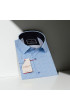 Slim Fit Kısa Kol Dijital Baskılı Desenli Erkek Gömlek 3GMK311073005