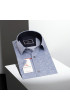 Slim Fit Kısa Kol Desenli Erkek Gömlek 3GMK311074004