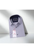 Slim Fit Kısa Kol Desenli Erkek Gömlek 3GMK311079003