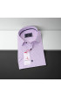 Slim Fit Kısa Kol Desenli Erkek Gömlek 3GMK311085004